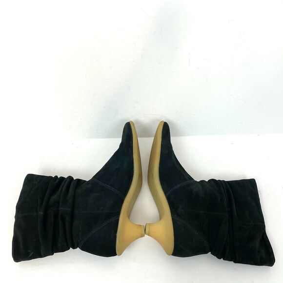 Vince Camuto Booties 6 36 Ankle Boots Black Suede Leather BCBGMaxazria - Picture 6 of 11